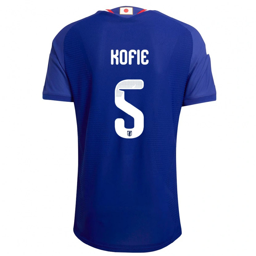Danxen Dámské Japonsko Shota Kofie #5 Modrá Bílá Červená Domů Hráčské Dresy 26-28 Dres