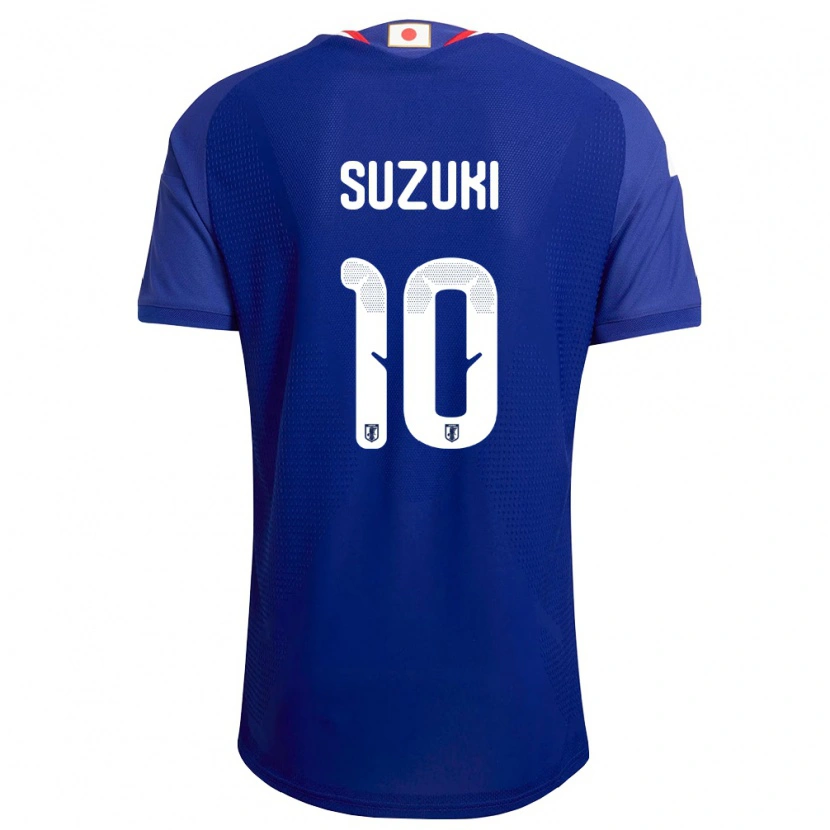 Danxen Dámské Japonsko Yuito Suzuki #10 Modrá Bílá Červená Domů Hráčské Dresy 26-28 Dres