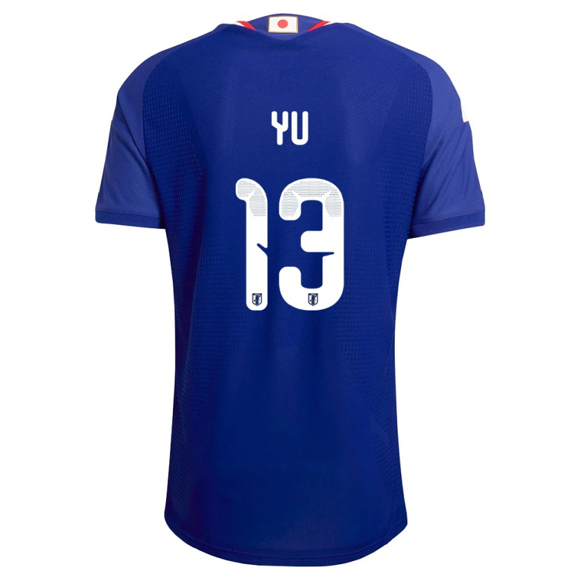 Danxen Dámské Japonsko Yu Hirakawa #13 Modrá Bílá Červená Domů Hráčské Dresy 26-28 Dres