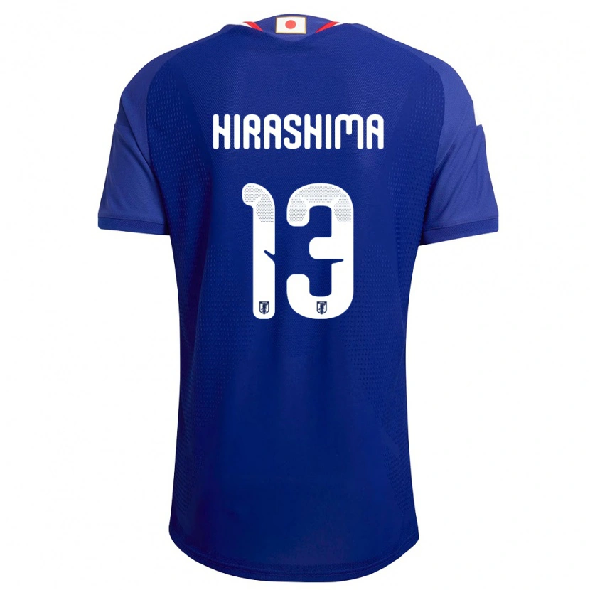 Danxen Dámské Japonsko Daigo Hirashima #13 Modrá Bílá Červená Domů Hráčské Dresy 26-28 Dres