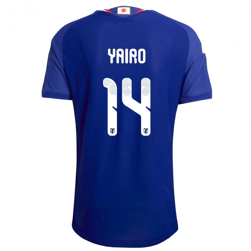 Danxen Dámské Japonsko Hayato Yairo #14 Modrá Bílá Červená Domů Hráčské Dresy 26-28 Dres