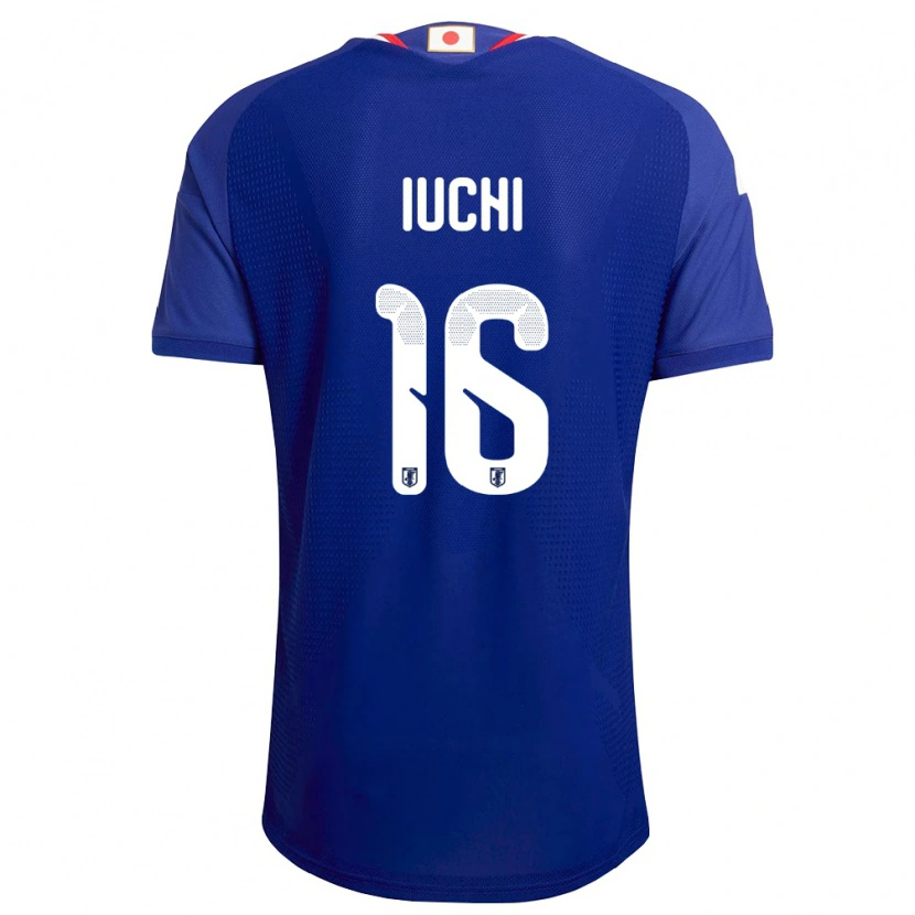 Danxen Dámské Japonsko Yosuke Iuchi #16 Modrá Bílá Červená Domů Hráčské Dresy 26-28 Dres