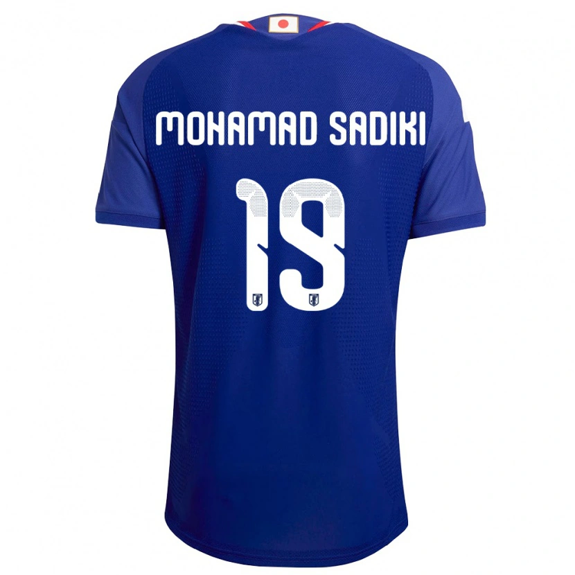 Danxen Dámské Japonsko Mohamad Sadiki Wade #19 Modrá Bílá Červená Domů Hráčské Dresy 26-28 Dres