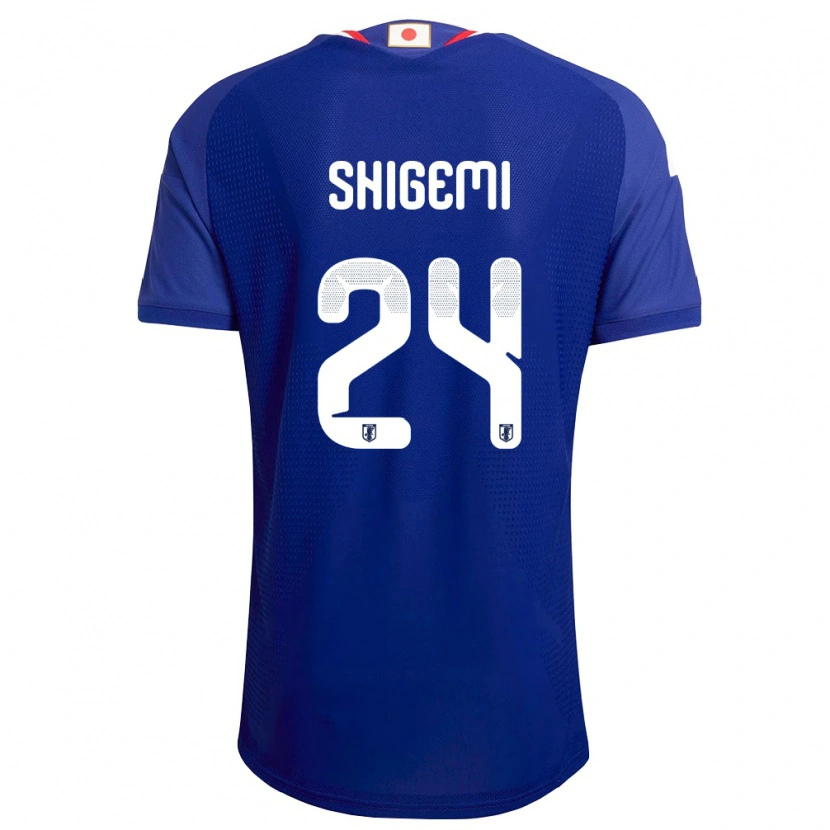 Danxen Dámské Japonsko Masato Shigemi #24 Modrá Bílá Červená Domů Hráčské Dresy 26-28 Dres