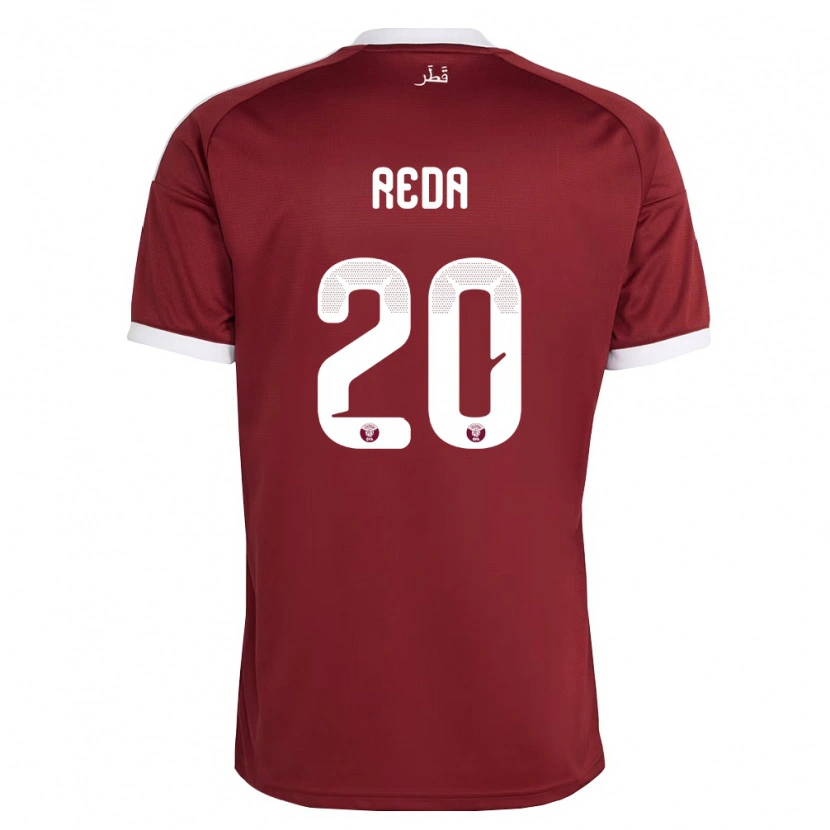Danxen Dámské Katar Salem Reda #20 Červená Vínová Bílá Domů Hráčské Dresy 26-28 Dres