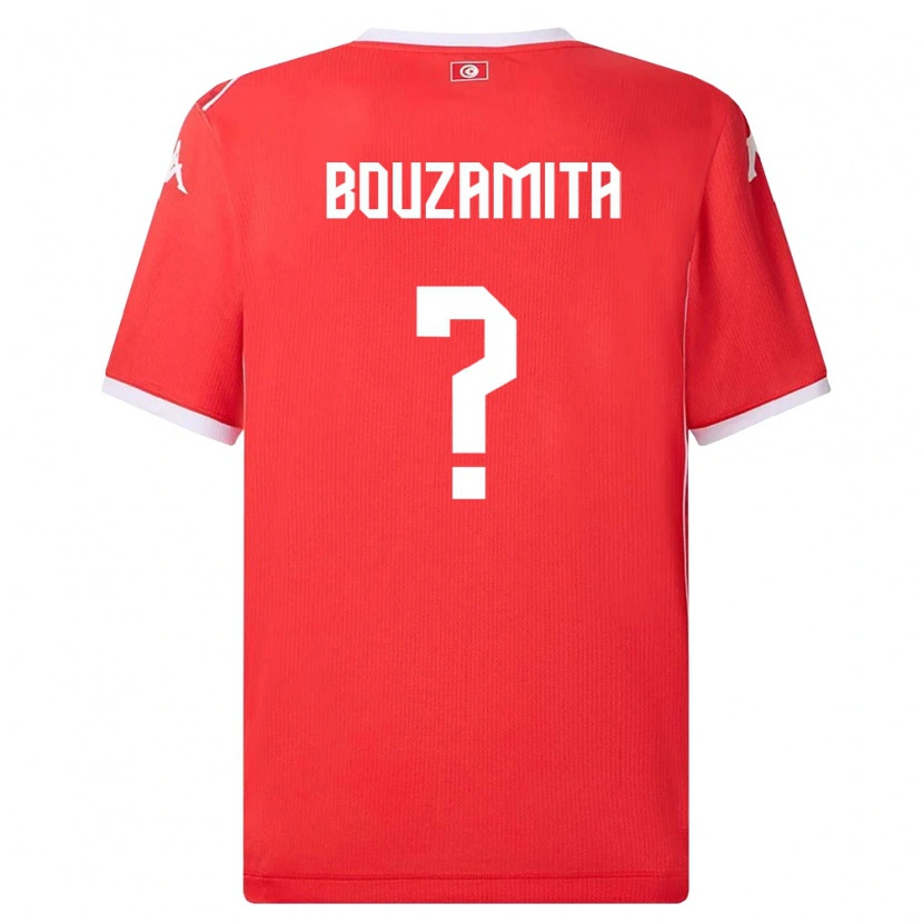 Danxen Dámské Tunisko Alexandre Bouzamita #0 Červená Bílá Domů Hráčské Dresy 26-28 Dres