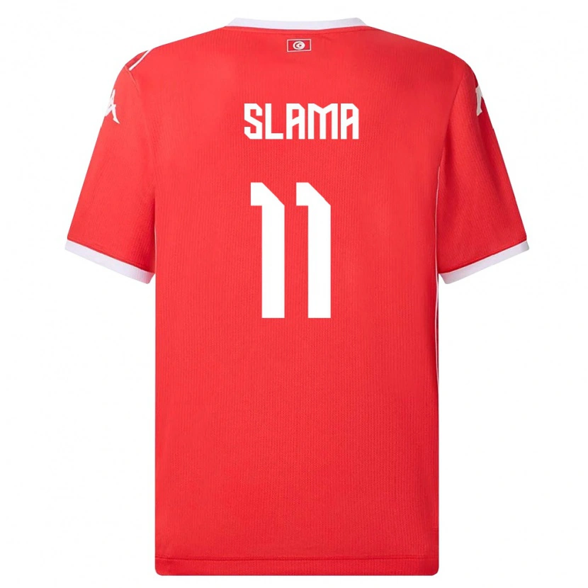 Danxen Dámské Tunisko Wassim Slama #11 Červená Bílá Domů Hráčské Dresy 26-28 Dres