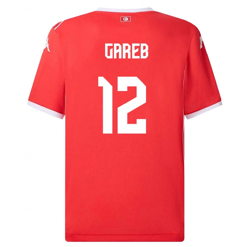 Danxen Dámské Tunisko Adem Gareb #12 Červená Bílá Domů Hráčské Dresy 26-28 Dres