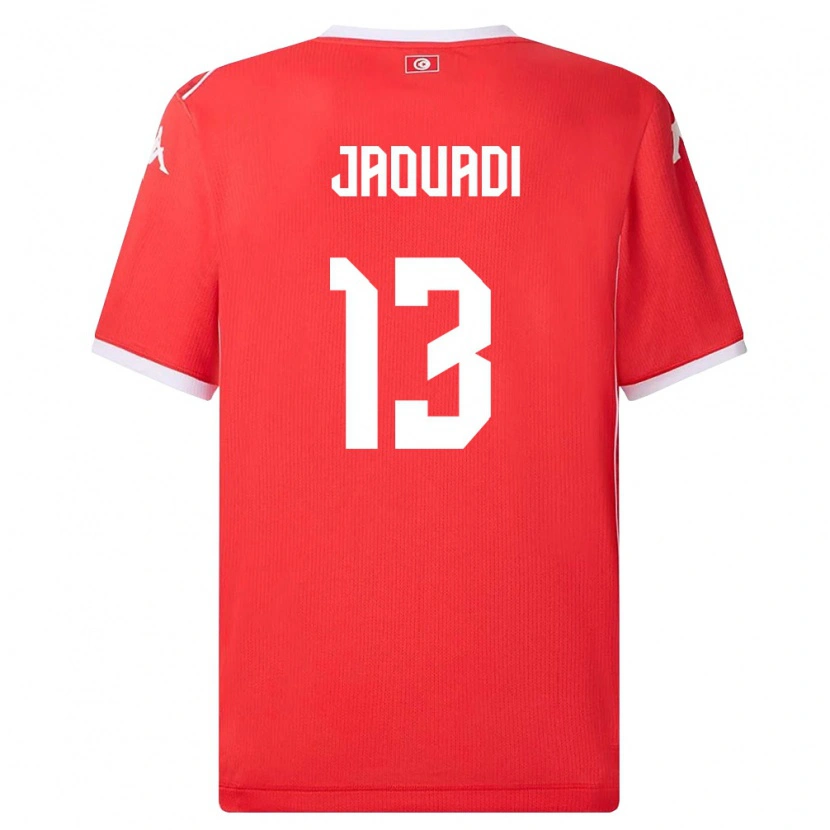 Danxen Dámské Tunisko Assim Jaouadi #13 Červená Bílá Domů Hráčské Dresy 26-28 Dres