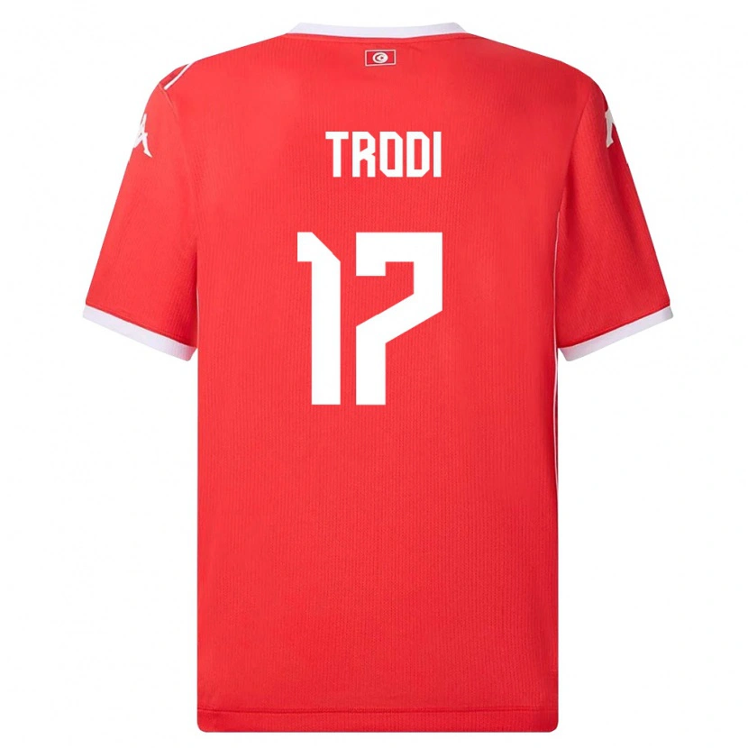 Danxen Dámské Tunisko Imen Trodi #17 Červená Bílá Domů Hráčské Dresy 26-28 Dres