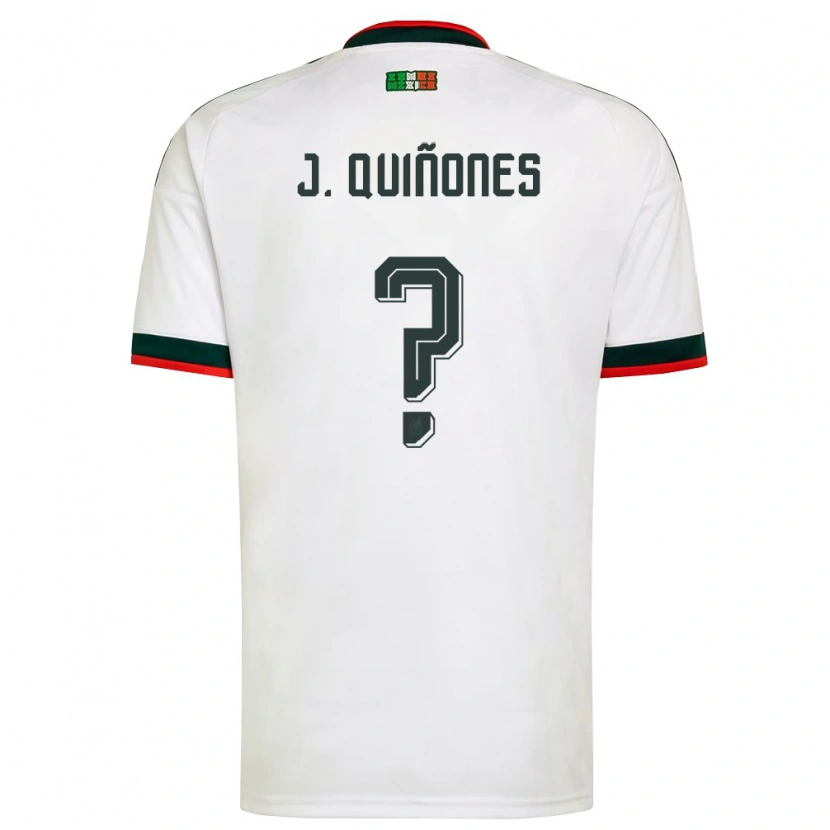 Danxen Dámské Mexiko Julián Quiñones #0 Bílá Vínová Zelená Daleko Hráčské Dresy 26-28 Dres