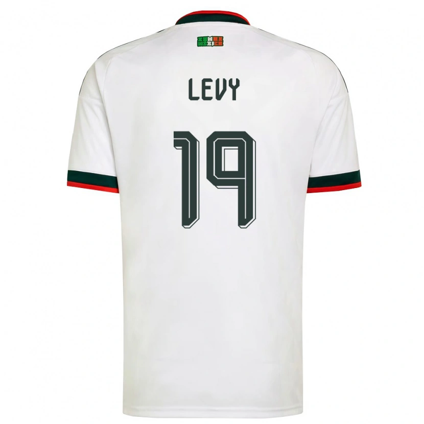 Danxen Dámské Mexiko Mateo Levy #19 Bílá Vínová Zelená Daleko Hráčské Dresy 26-28 Dres