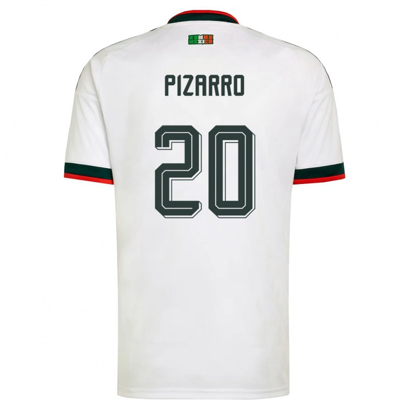Danxen Dámské Mexiko Rodolfo Pizarro #20 Bílá Vínová Zelená Daleko Hráčské Dresy 26-28 Dres