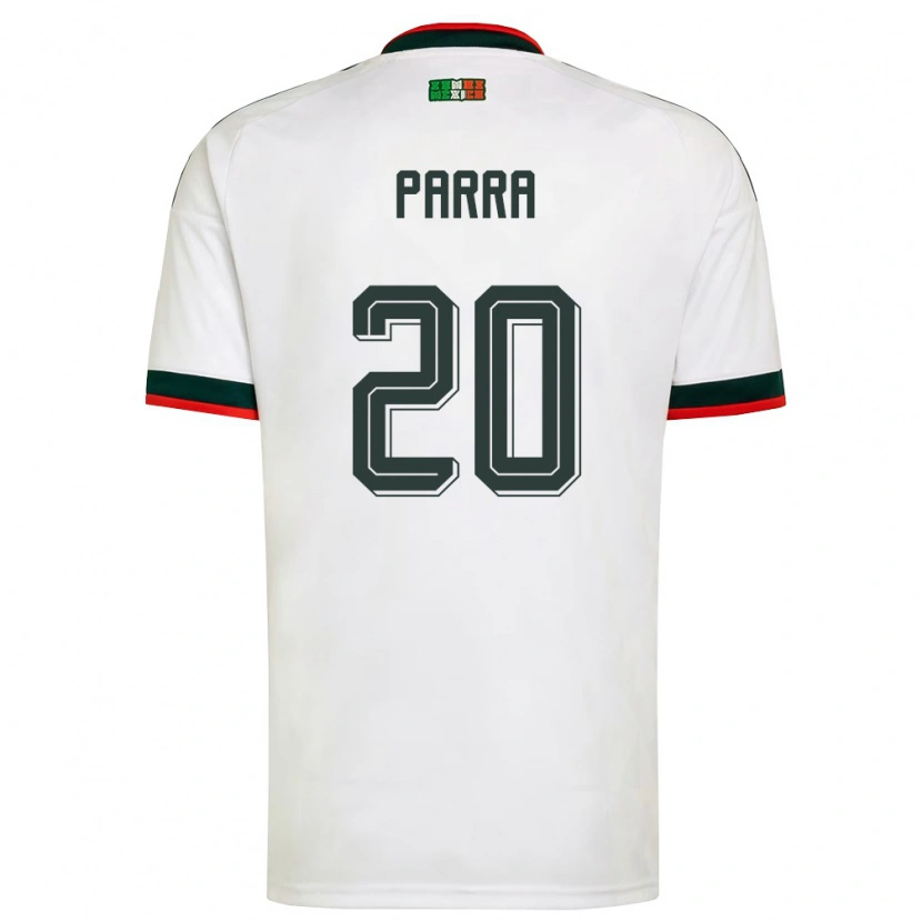 Danxen Dámské Mexiko Rodrigo Parra #20 Bílá Vínová Zelená Daleko Hráčské Dresy 26-28 Dres