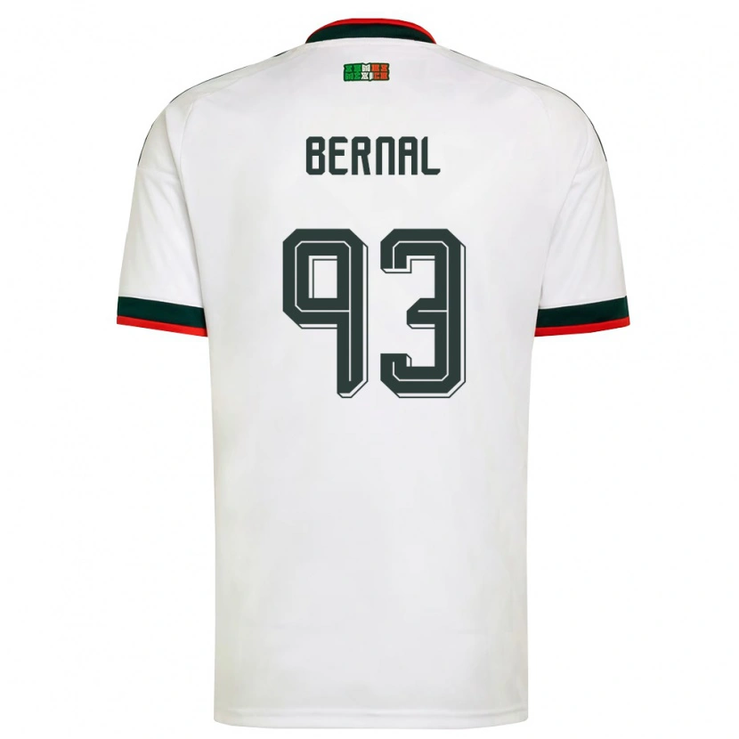 Danxen Dámské Mexiko Rebeca Bernal #93 Bílá Vínová Zelená Daleko Hráčské Dresy 26-28 Dres