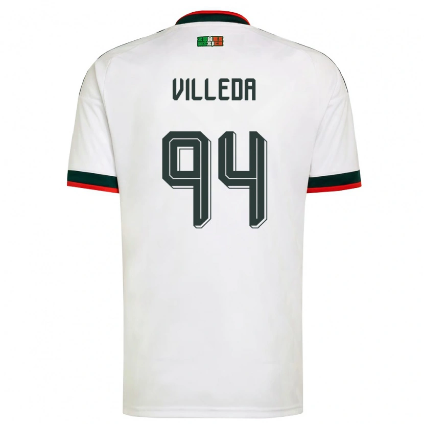 Danxen Dámské Mexiko Melany Villeda #94 Bílá Vínová Zelená Daleko Hráčské Dresy 26-28 Dres