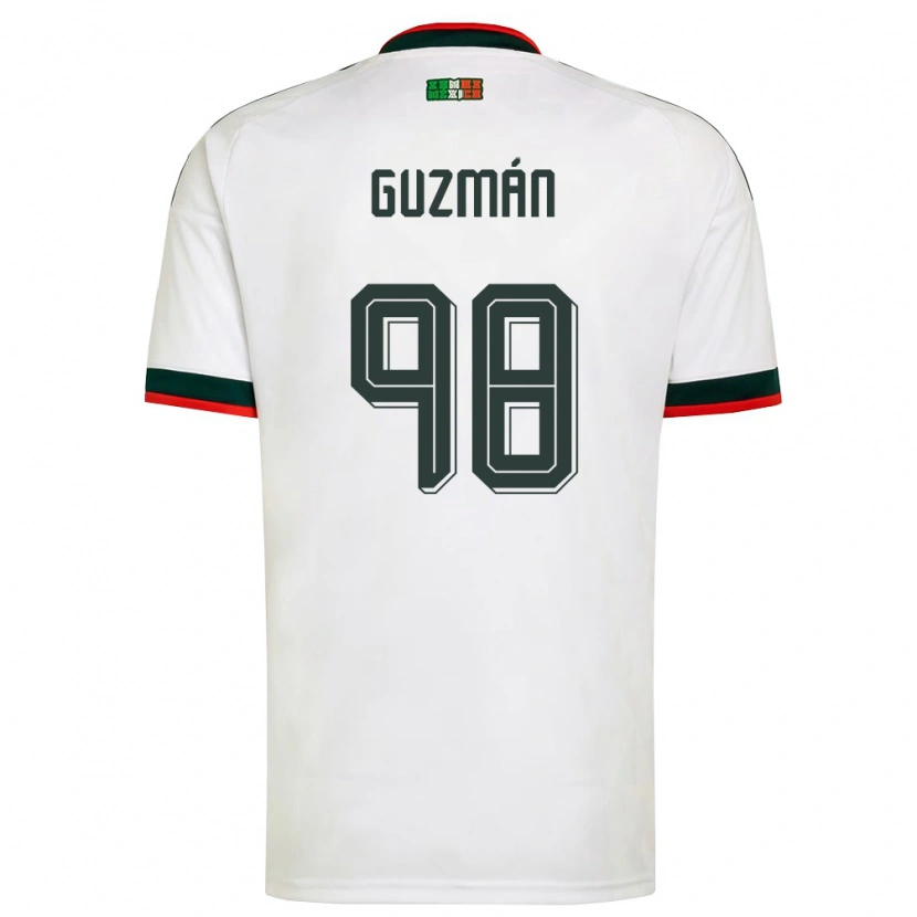 Danxen Dámské Mexiko Kinberly Guzman #98 Bílá Vínová Zelená Daleko Hráčské Dresy 26-28 Dres
