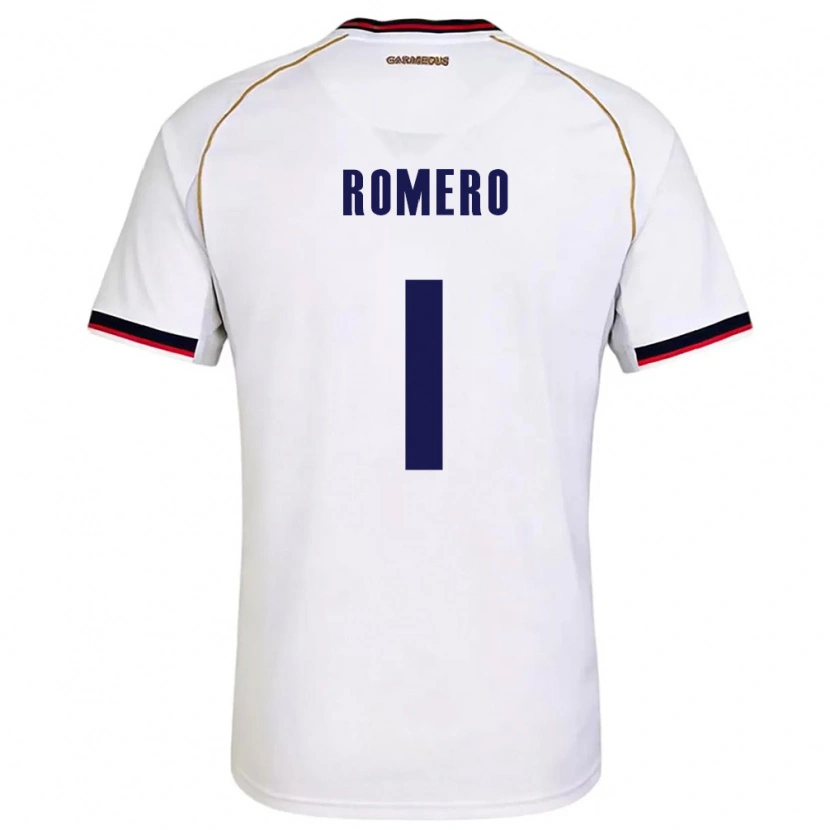 Danxen Dámské Panama Manuel Romero #1 Bílá Červená Daleko Hráčské Dresy 26-28 Dres