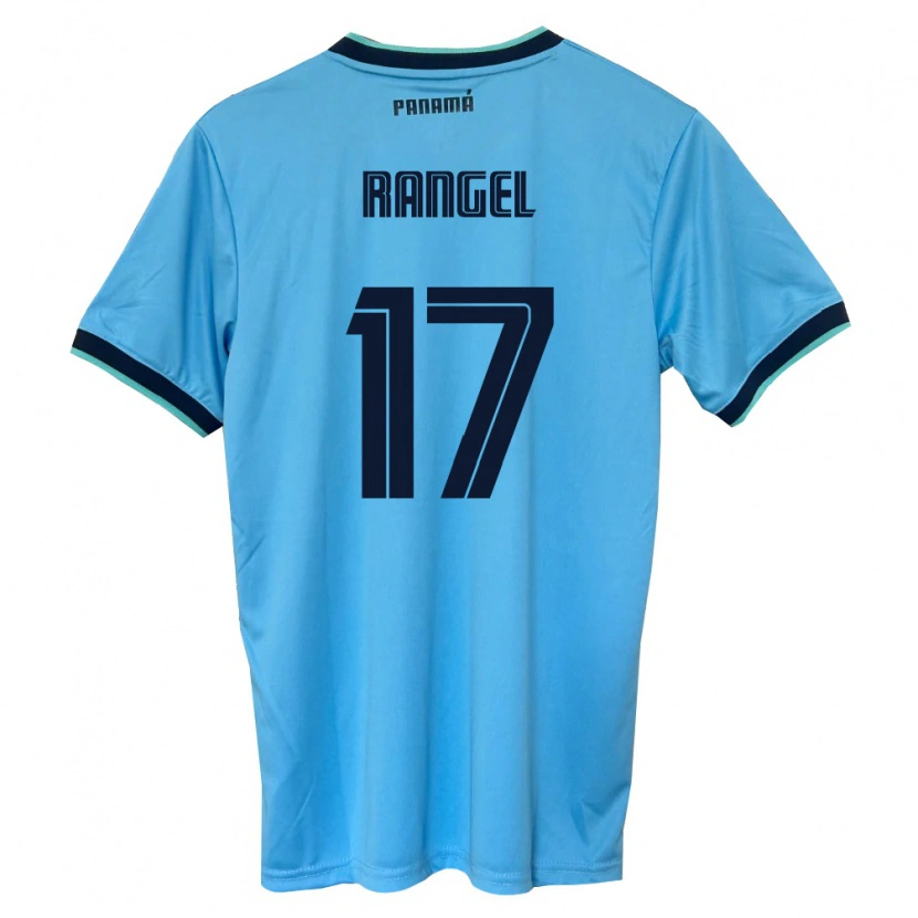Danxen Dámské Panama Kenia Rangel #17 Nebeská Modrá Černá Daleko Hráčské Dresy 26-28 Dres