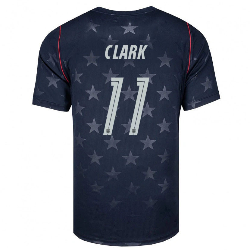 Danxen Dámské Spojené Státy Americké Caden Clark #11 Černá Bílá Červená Daleko Hráčské Dresy 26-28 Dres