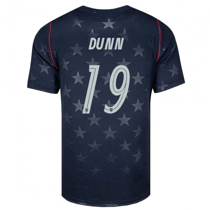 Danxen Dámské Spojené Státy Americké Crystal Dunn #19 Černá Bílá Červená Daleko Hráčské Dresy 26-28 Dres