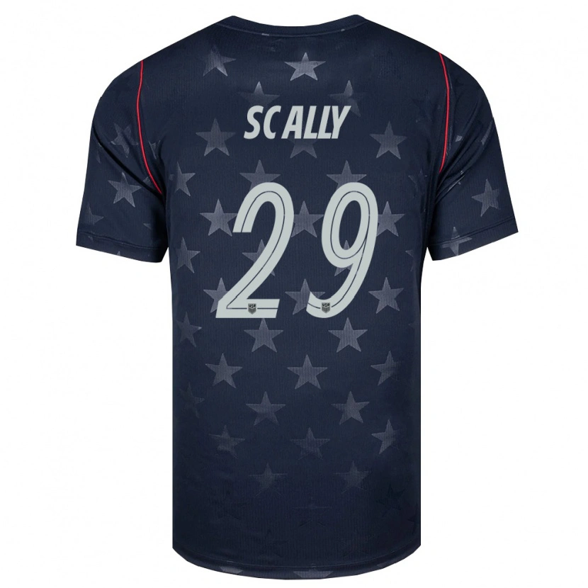 Danxen Dámské Spojené Státy Americké Joseph Scally #29 Černá Bílá Červená Daleko Hráčské Dresy 26-28 Dres