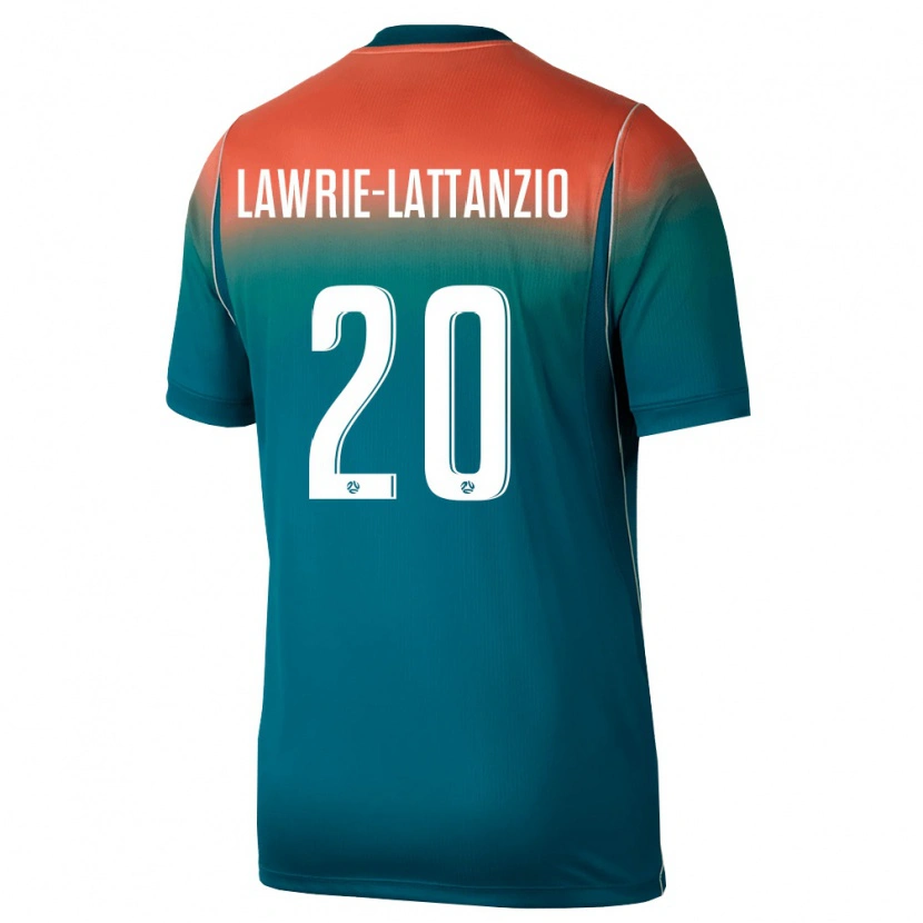 Danxen Dámské Austrálie Luis Lawrie Lattanzio #20 Zelená Růžová Daleko Hráčské Dresy 26-28 Dres