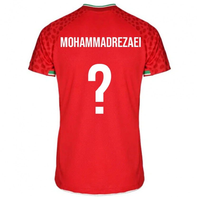 Danxen Dámské Írán Hossein Mohammadrezaei #0 Červená Bílá Daleko Hráčské Dresy 26-28 Dres