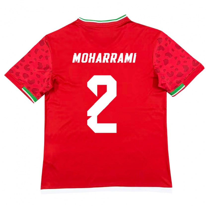 Danxen Dámské Írán Sadegh Moharrami #2 Červená Bílá Daleko Hráčské Dresy 26-28 Dres
