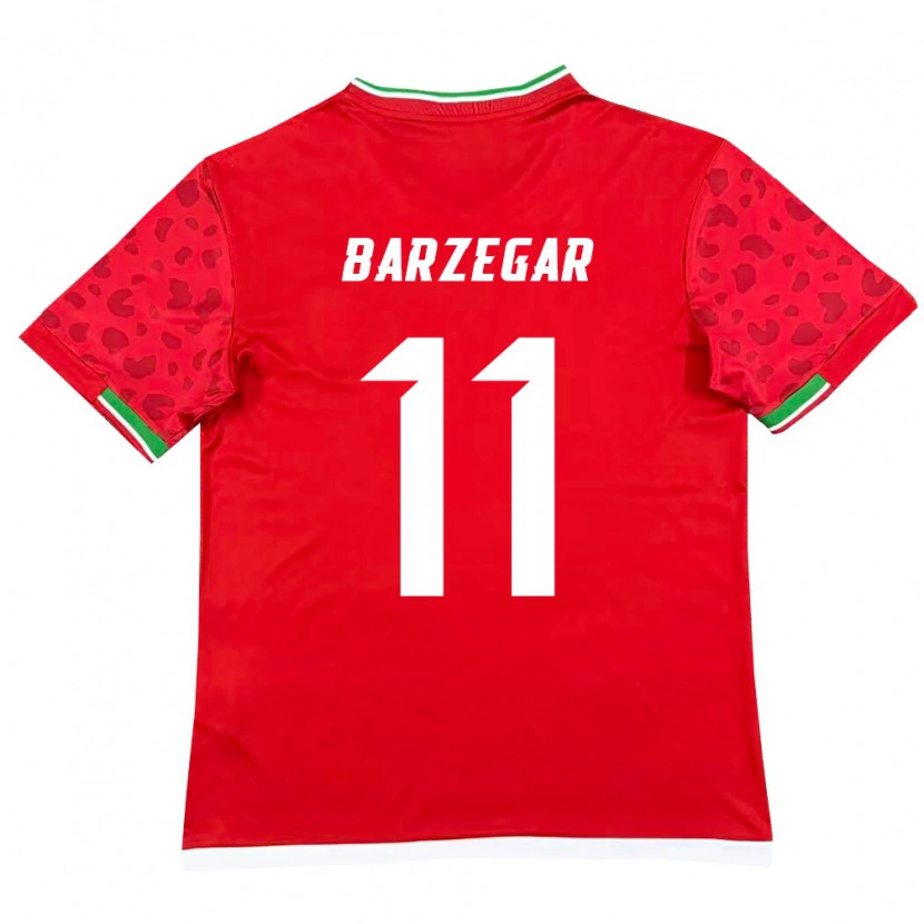Danxen Dámské Írán Aria Barzegar #11 Červená Bílá Daleko Hráčské Dresy 26-28 Dres