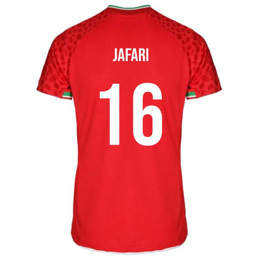 Danxen Dámské Írán Yasan Jafari #16 Červená Bílá Daleko Hráčské Dresy 26-28 Dres