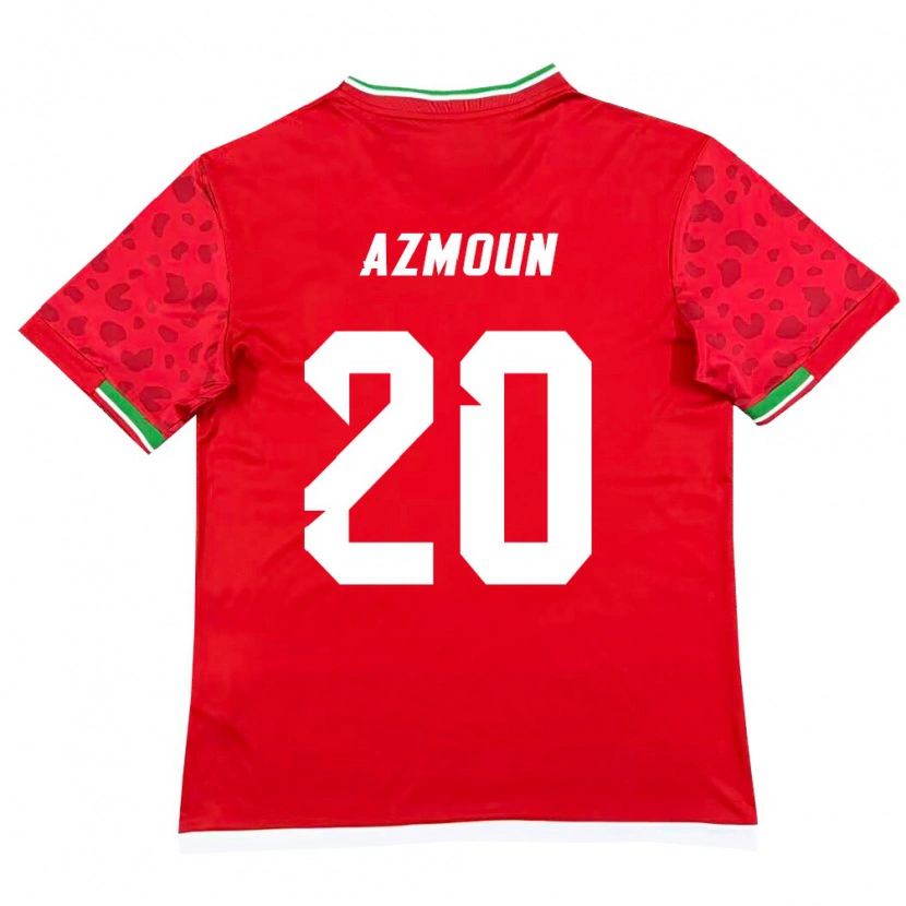 Danxen Dámské Írán Sardar Azmoun #20 Červená Bílá Daleko Hráčské Dresy 26-28 Dres