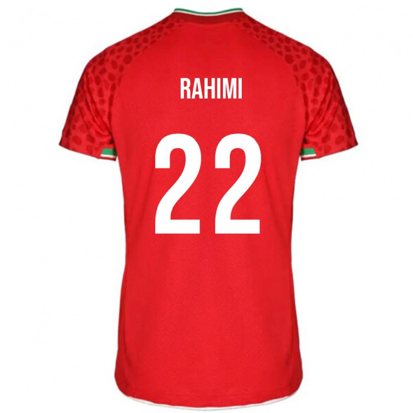 Danxen Dámské Írán Farzad Rahimi #22 Červená Bílá Daleko Hráčské Dresy 26-28 Dres