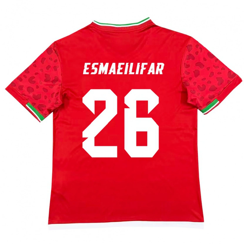 Danxen Dámské Írán Danial Esmaeilifar #26 Červená Bílá Daleko Hráčské Dresy 26-28 Dres