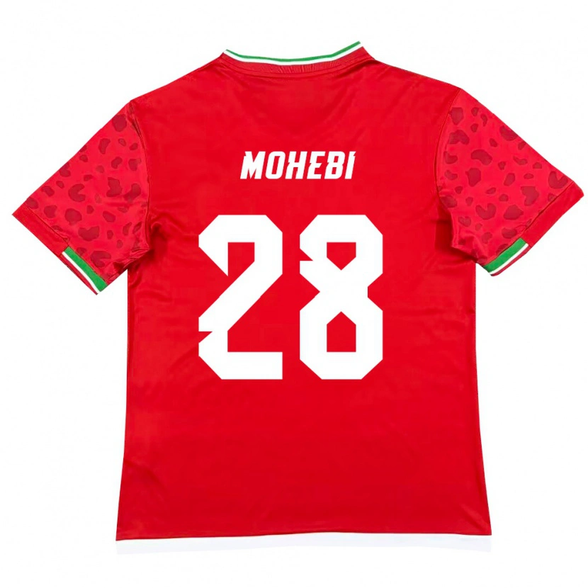 Danxen Dámské Írán Mohammadmehdi Mohebi #28 Červená Bílá Daleko Hráčské Dresy 26-28 Dres
