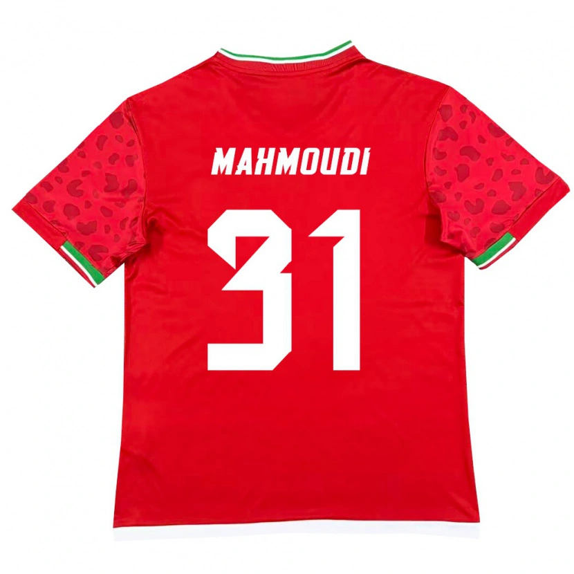 Danxen Dámské Írán Amirhossein Mahmoudi #31 Červená Bílá Daleko Hráčské Dresy 26-28 Dres
