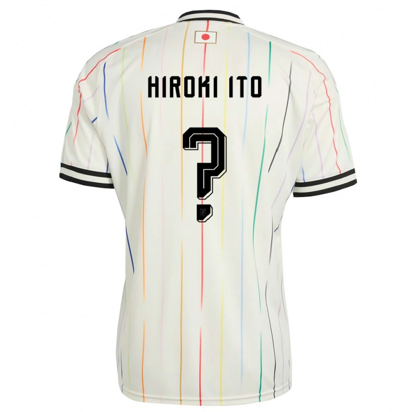 Danxen Dámské Japonsko Hiroki Ito #0 Bílá Černá Daleko Hráčské Dresy 26-28 Dres
