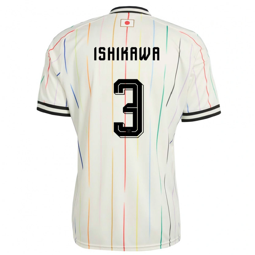 Danxen Dámské Japonsko Seita Ishikawa #3 Bílá Černá Daleko Hráčské Dresy 26-28 Dres