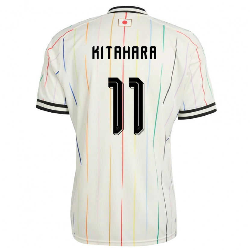 Danxen Dámské Japonsko Maki Kitahara #11 Bílá Černá Daleko Hráčské Dresy 26-28 Dres
