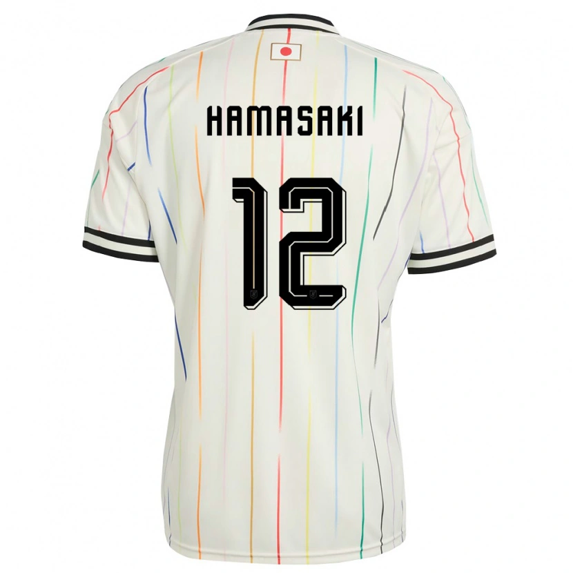 Danxen Dámské Japonsko Tomoyasu Hamasaki #12 Bílá Černá Daleko Hráčské Dresy 26-28 Dres