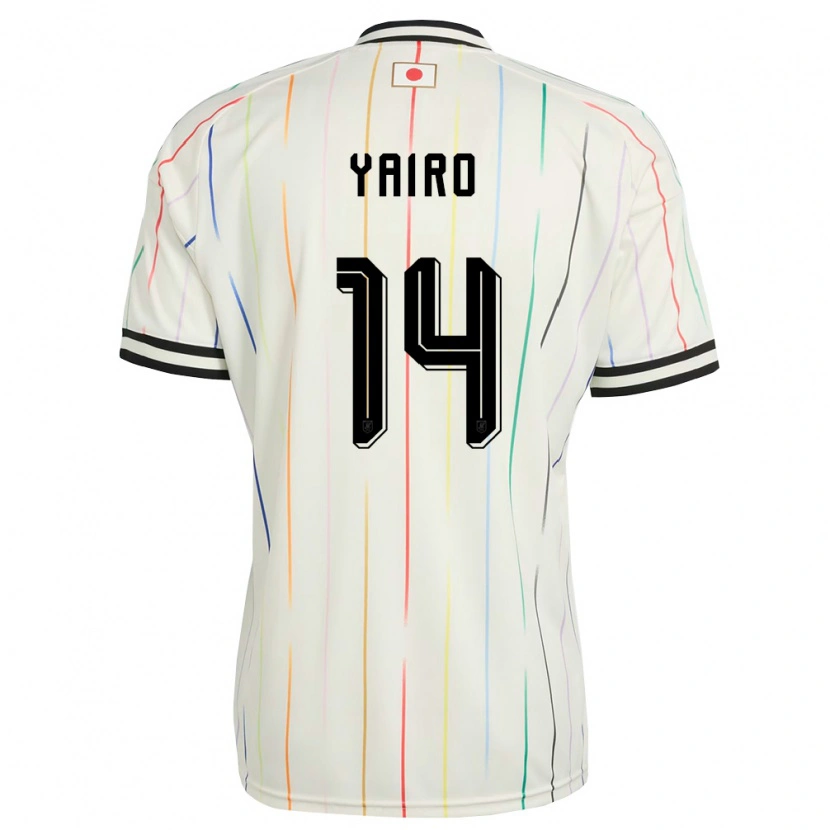 Danxen Dámské Japonsko Hayato Yairo #14 Bílá Černá Daleko Hráčské Dresy 26-28 Dres