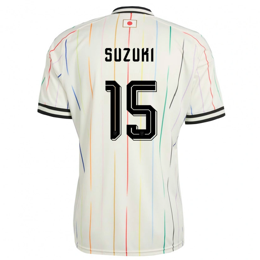 Danxen Dámské Japonsko Kaede Suzuki #15 Bílá Černá Daleko Hráčské Dresy 26-28 Dres