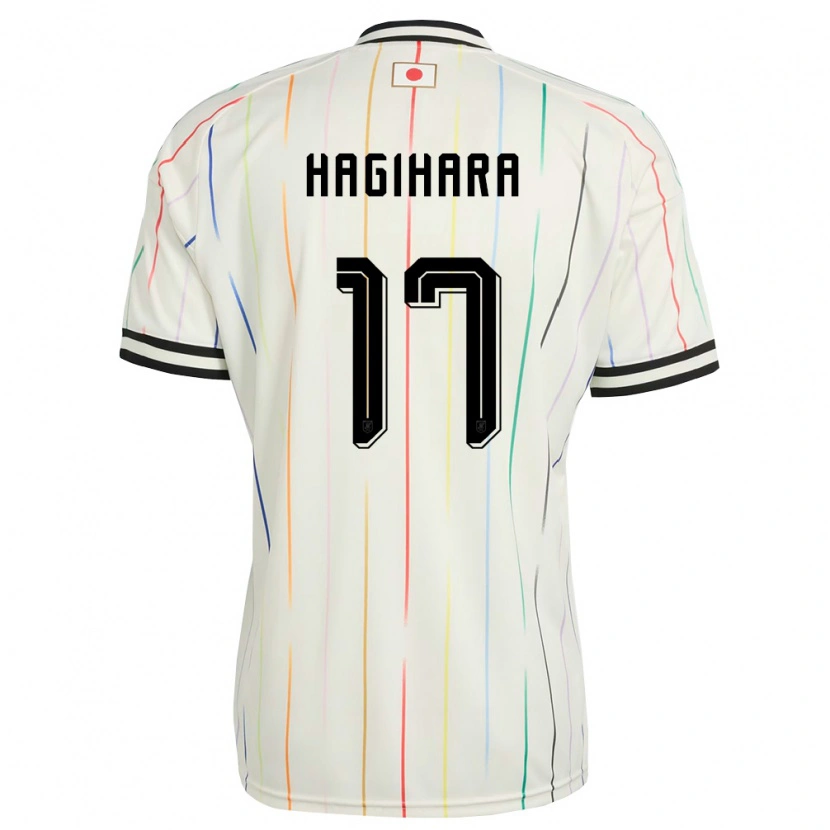 Danxen Dámské Japonsko Kei Hagihara #17 Bílá Černá Daleko Hráčské Dresy 26-28 Dres