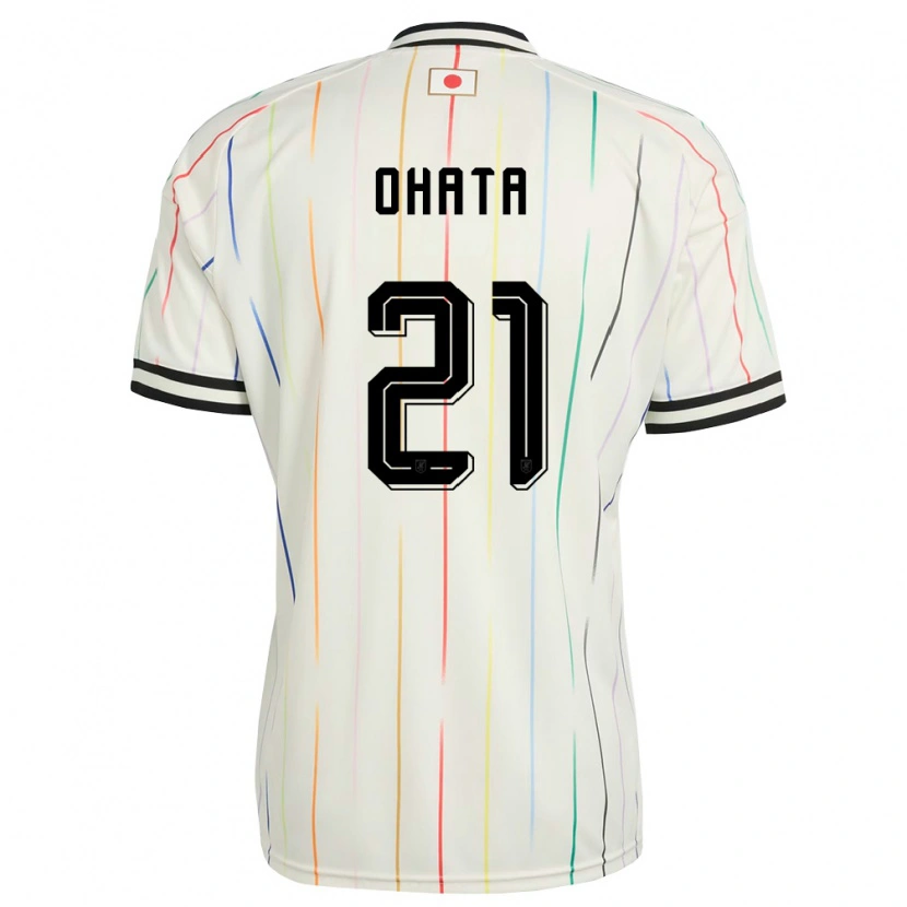 Danxen Dámské Japonsko Ayumu Ohata #21 Bílá Černá Daleko Hráčské Dresy 26-28 Dres