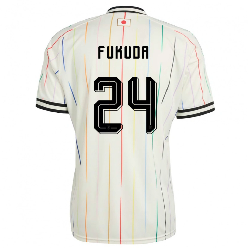 Danxen Dámské Japonsko Shio Fukuda #24 Bílá Černá Daleko Hráčské Dresy 26-28 Dres