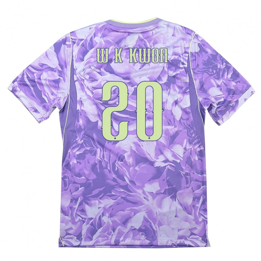 Danxen Dámské Jižní Korea Kyung-Won Kwon #20 Fialová Zelená Daleko Hráčské Dresy 26-28 Dres