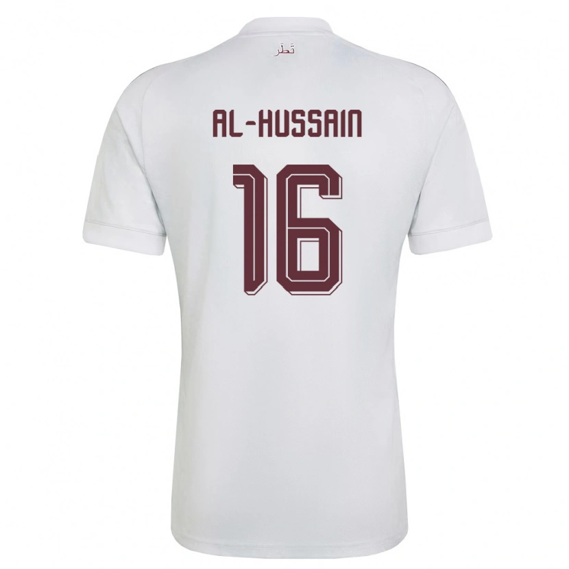 Danxen Dámské Katar Al-Hashmi Al-Hussain #16 Bílá Vínová Daleko Hráčské Dresy 26-28 Dres