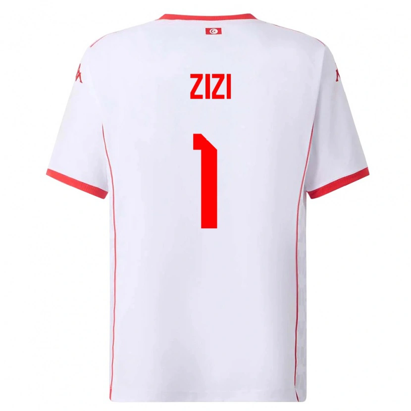 Danxen Dámské Tunisko Nesrine Zizi #1 Bílá Červená Daleko Hráčské Dresy 26-28 Dres