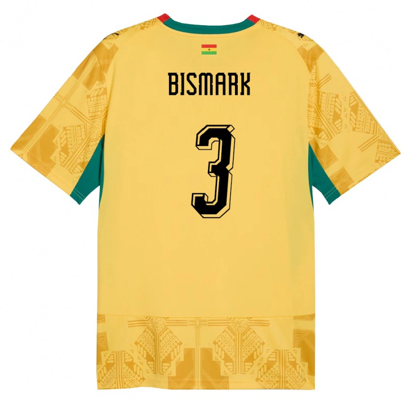 Danxen Dámské Ghana Anim Bismark #3 Žlutá Červená Černá Daleko Hráčské Dresy 26-28 Dres