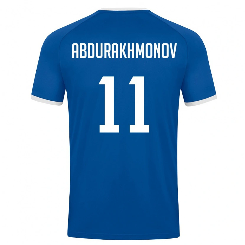 Danxen Dětské Uzbekistán Firdavs Abdurakhmonov #11 Královská Modrá Bílá Domů Hráčské Dresy 26-28 Dres